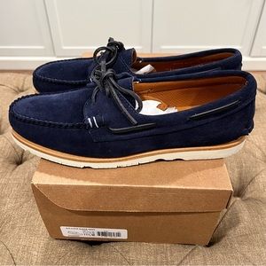 NWT - Limited Edition - Men’s Sperry x Sunspel A/O 2-Eye Boat Shoe Navy Sz 11.5